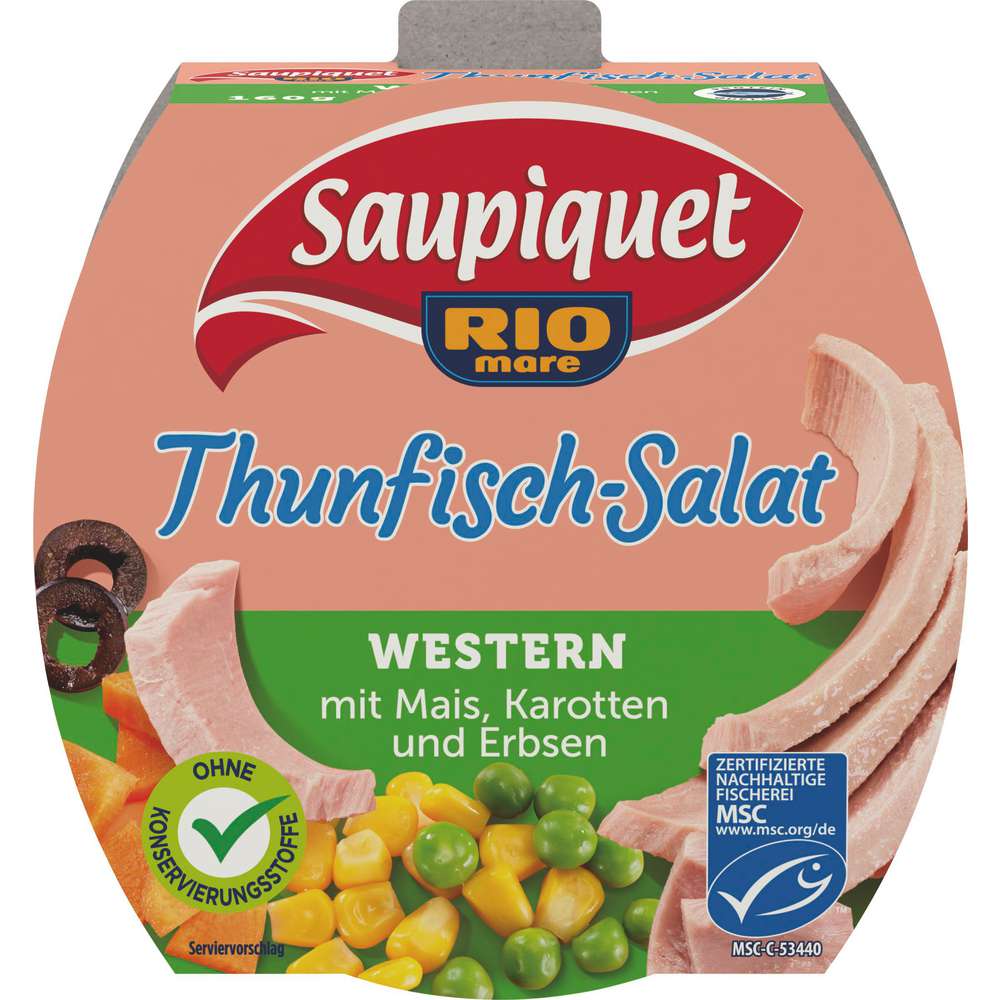 Produktabbildung Saupiquet MSC Thunfisch Salat, Western