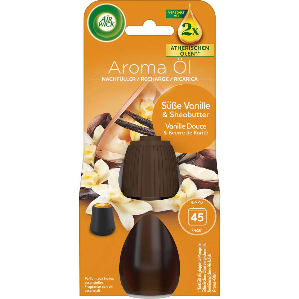 Produktabbildung Air Wick Aroma-Öl Flakon Nachfüller, Vanille & Sheabutter