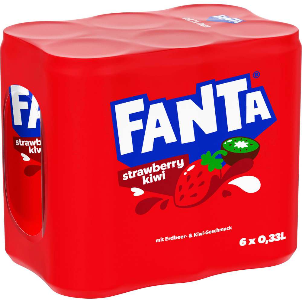 Produktabbildung Fanta Limonade, Strawberry & Kiwi