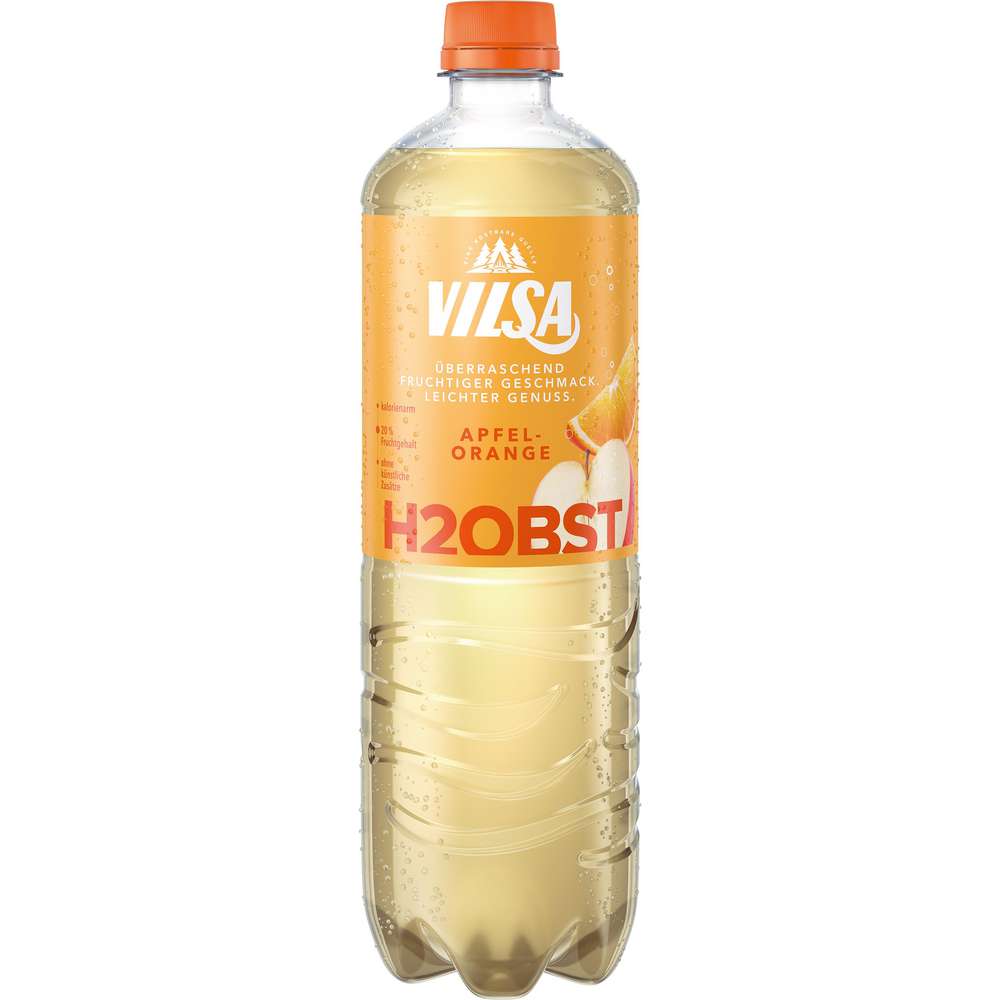 Produktabbildung Vilsa H2Obst Sportdrink, Apfel-Orange