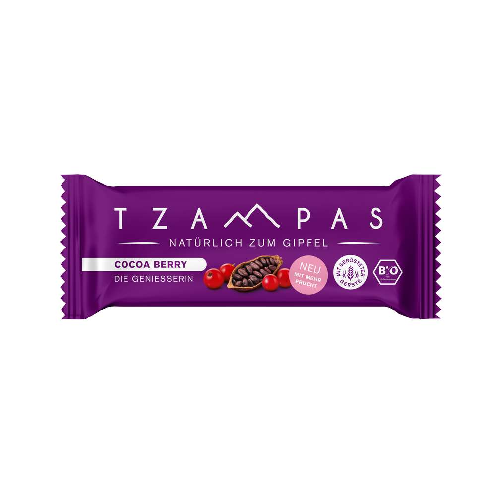 Produktabbildung TZAMPAS Energieriegel Cocoa Berry