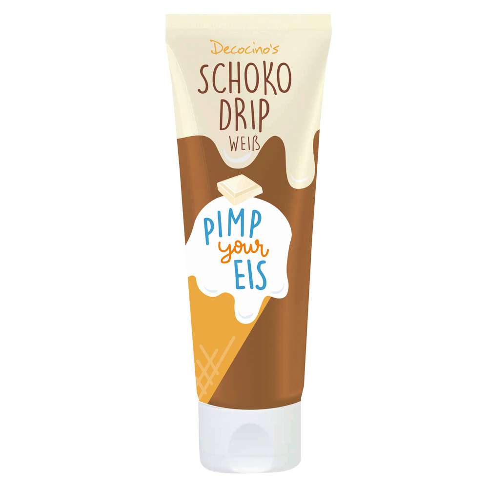Produktabbildung Decocino Eis Weiße Schokolade Drip