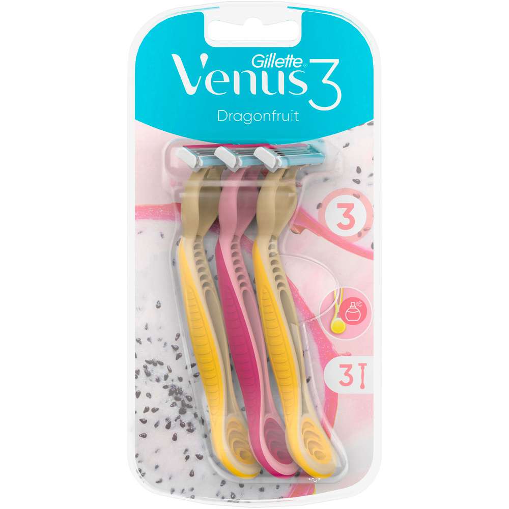Produktabbildung Gillette Einwegrasierer Venus 3 Dragonfruit