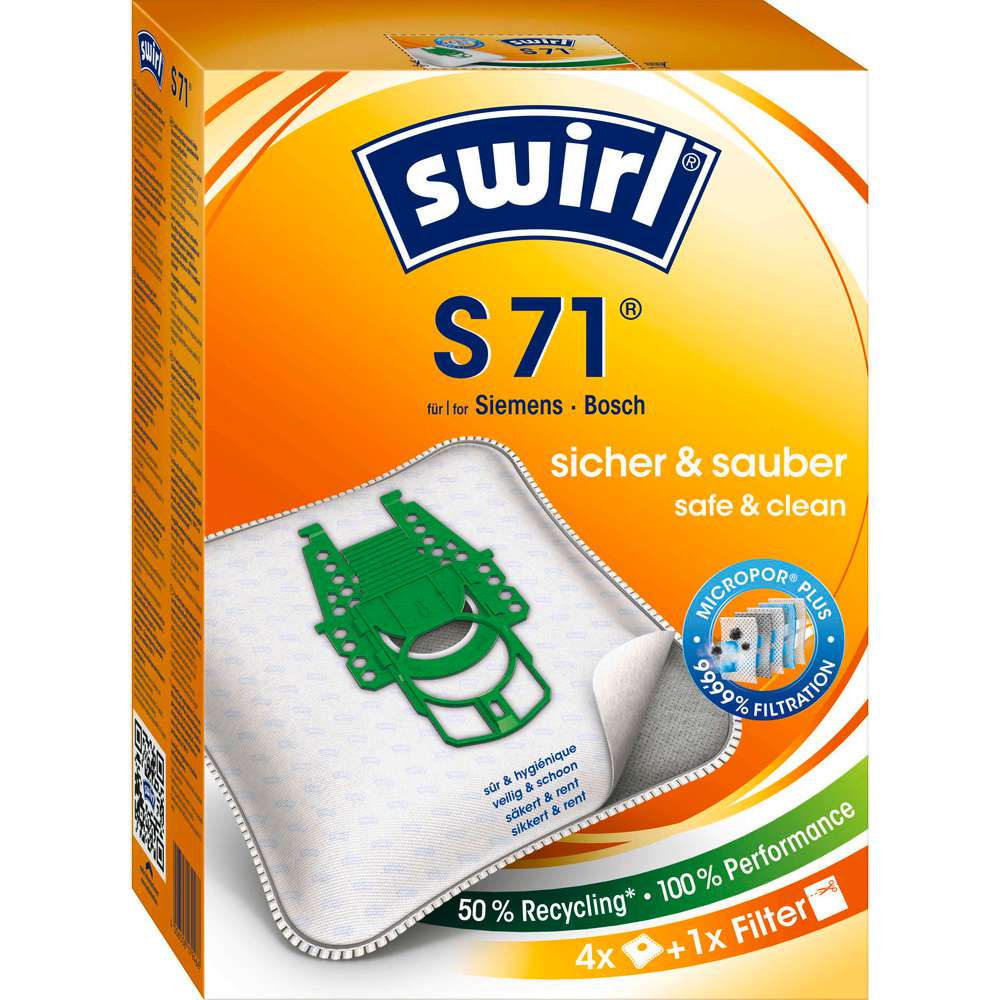 Produktabbildung Swirl Staubsauger Beutel S71