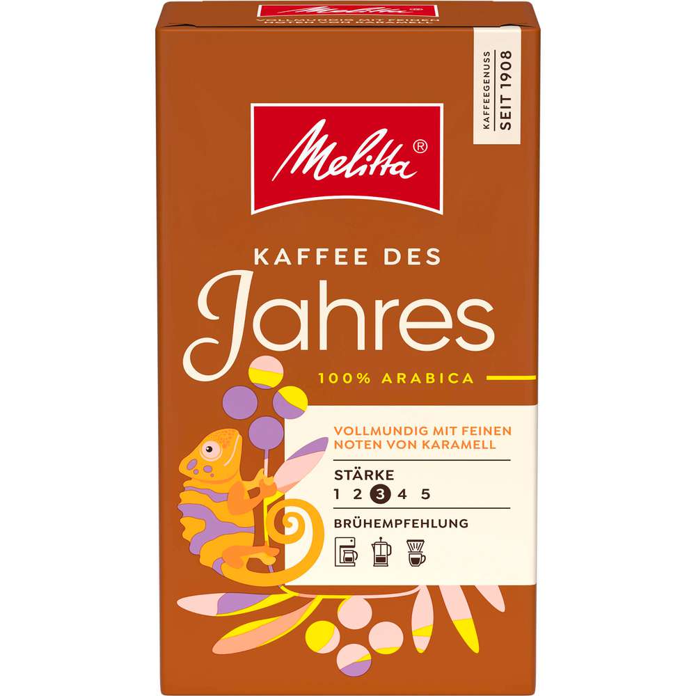 Produktabbildung Melitta Kaffee des Jahres, gemahlen
