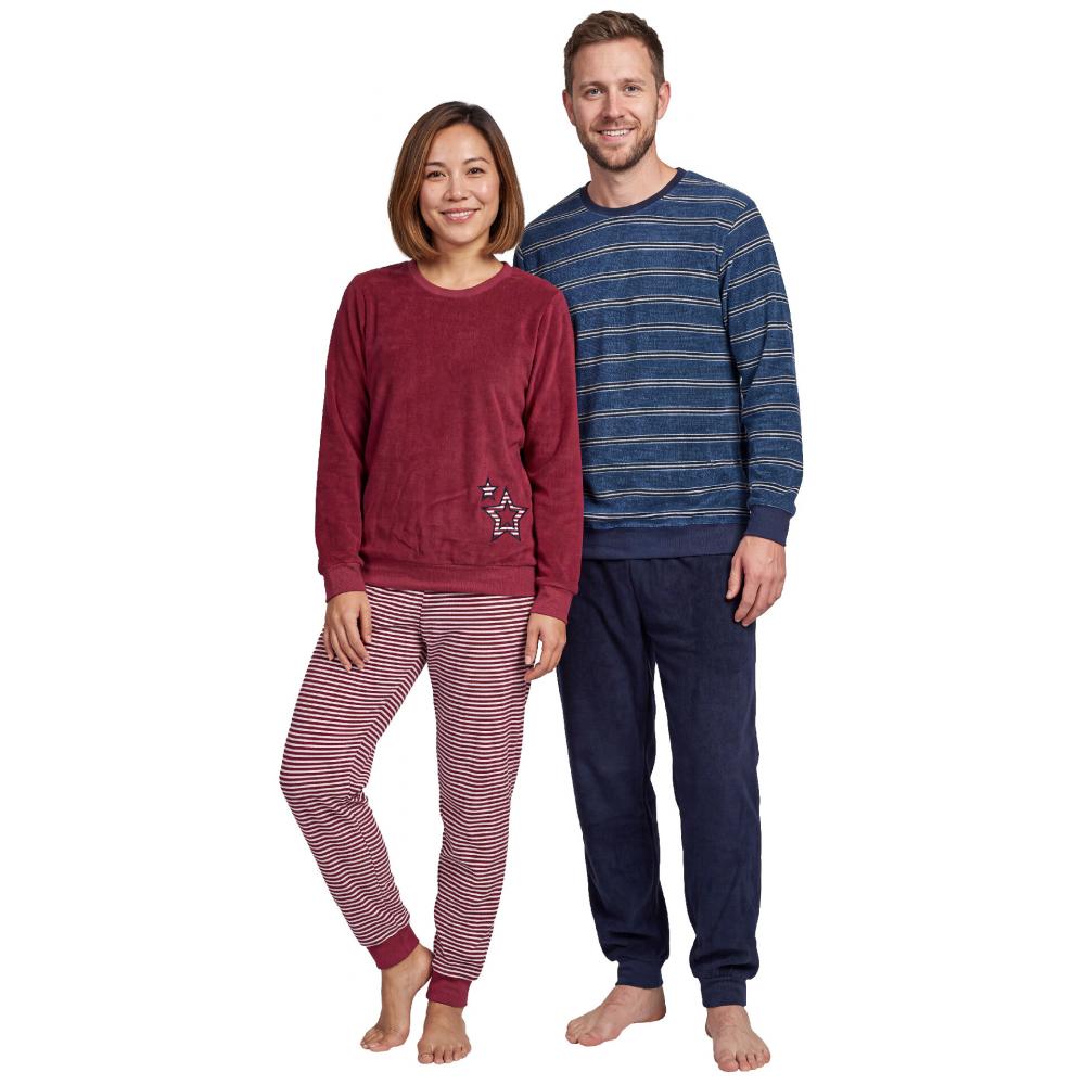 Produktabbildung keine Marke Damen- oder HerrenFrottee-Schlafanzug, je Set