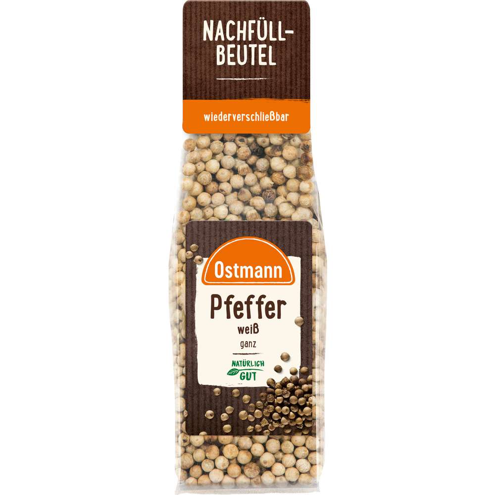 Produktabbildung Ostmann Pfefferkörner, weiß