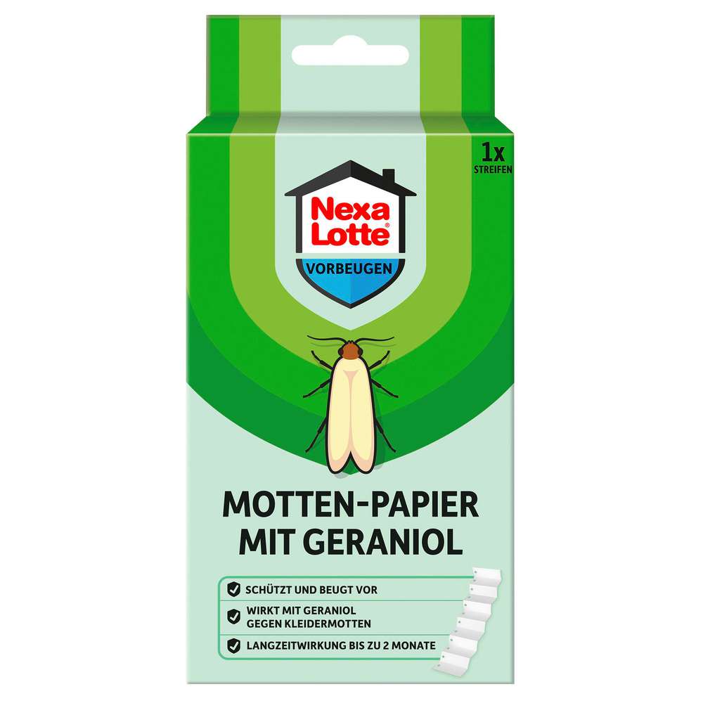 Produktabbildung Nexa Lotte Mottenpapier mit Geraniol