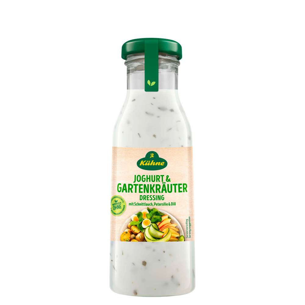 Produktabbildung Kühne Salatdressing, Joghurt-Gartenkräuter