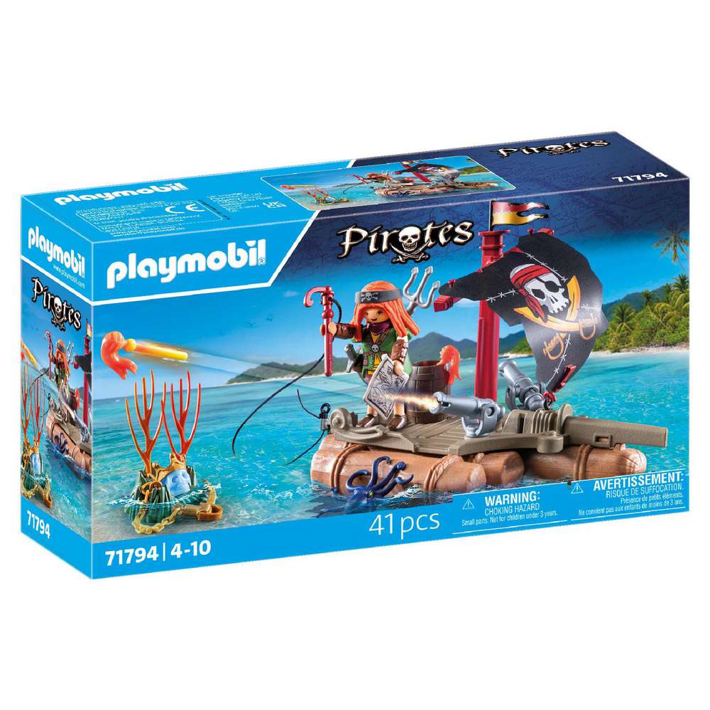 Produktabbildung Playmobil 71794 Pirates Schatzbergung auf Piratenfloss