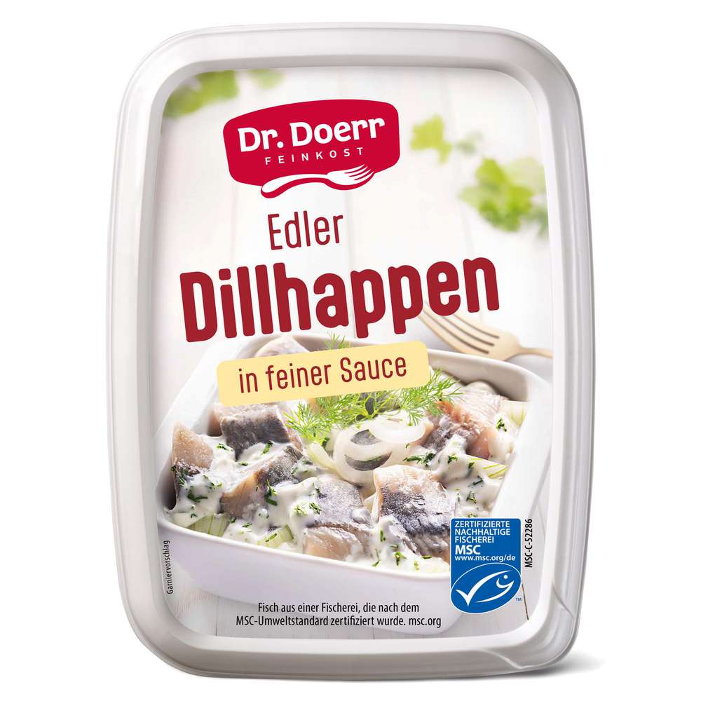 Produktabbildung Dr. Doerr Dillhappen in feiner Sauce
