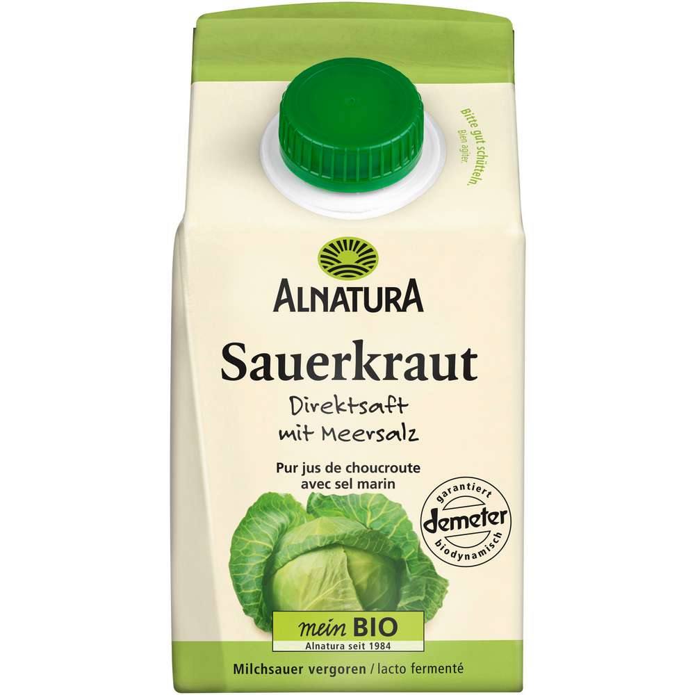 Produktabbildung Alnatura Gemüsesaft, Sauerkraut