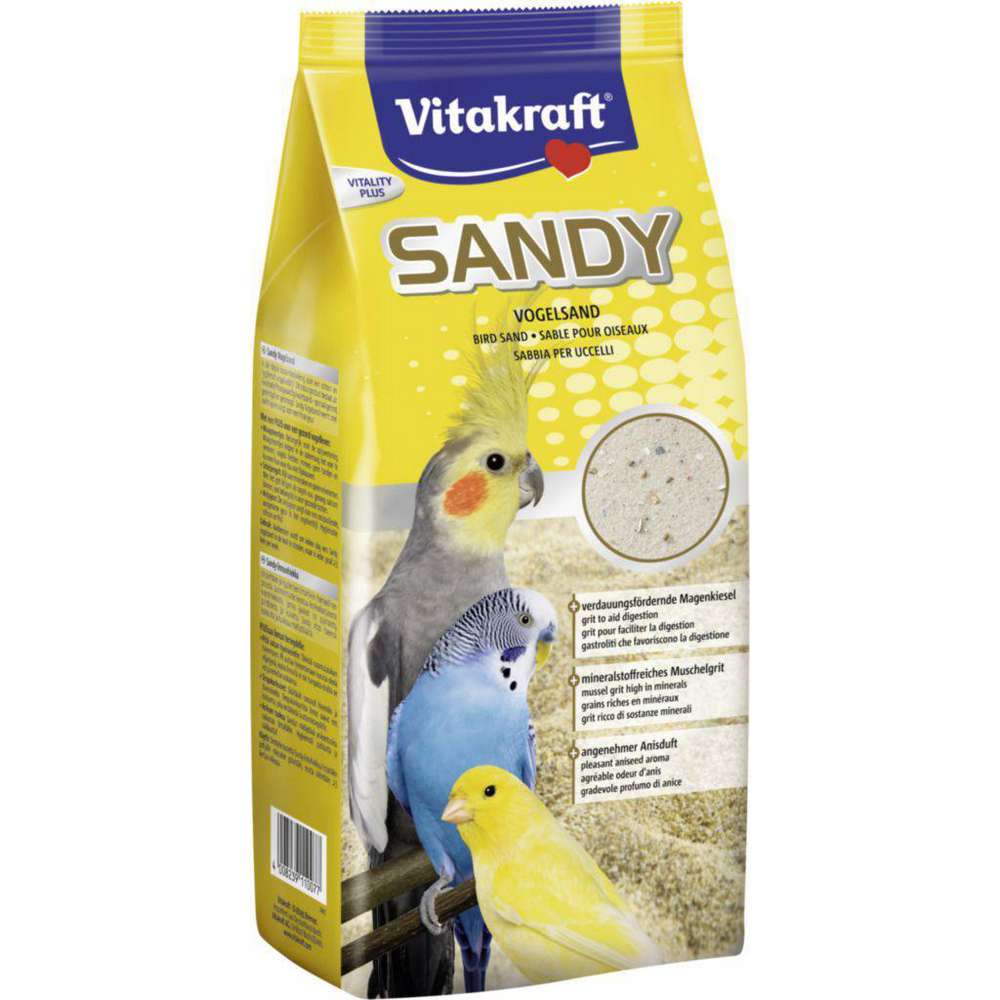 Produktabbildung Vitakraft Vogelsand Sandy, Vitality Plus