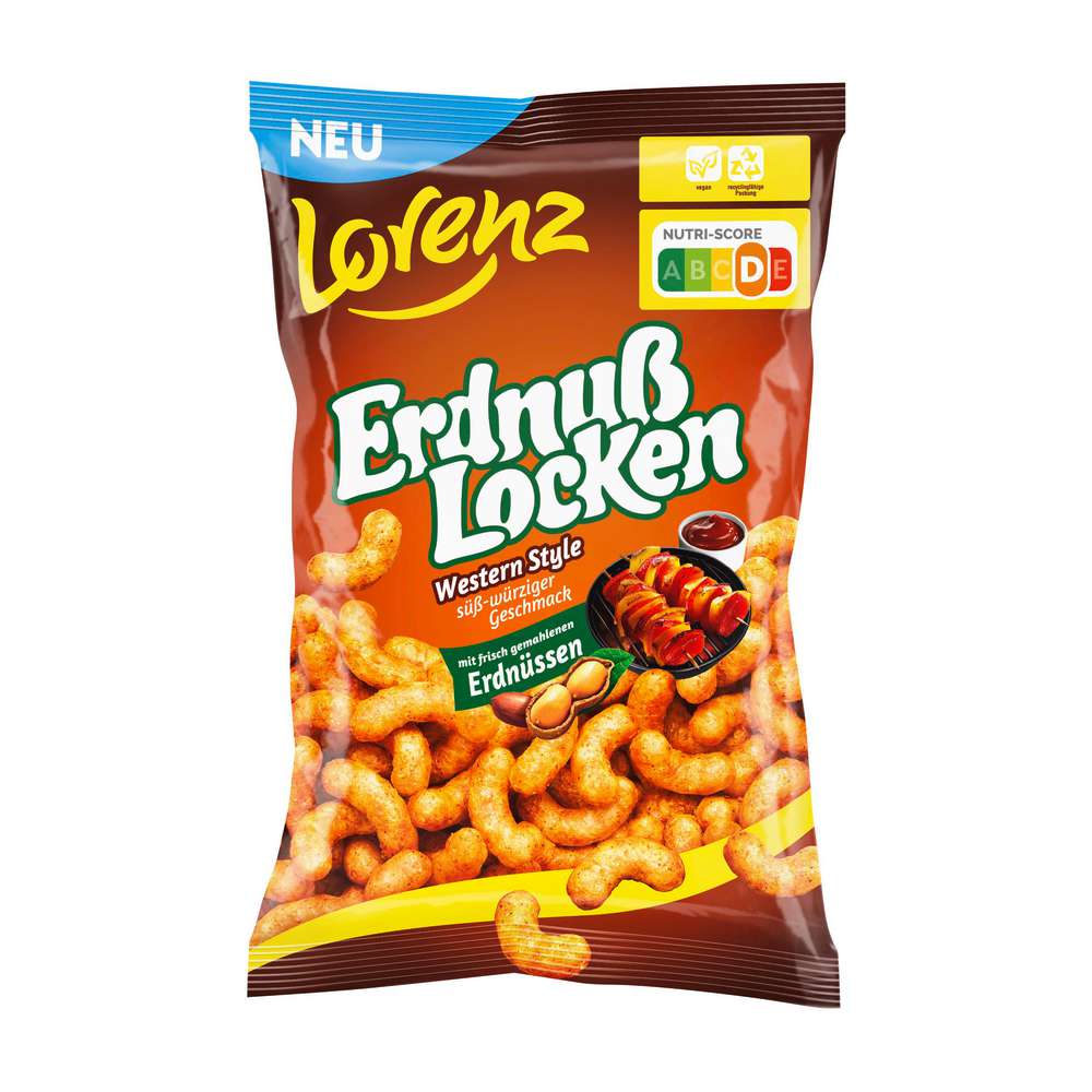 Produktabbildung Lorenz Flips Erdnuß Locken, Western Style