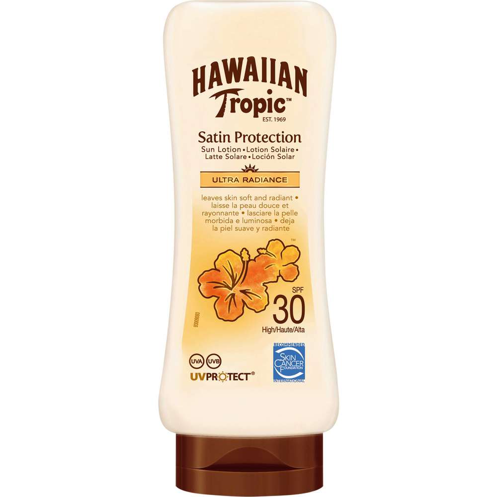 Produktabbildung Hawaiian Tropic Sonnencreme Satin Protection, LSF 30