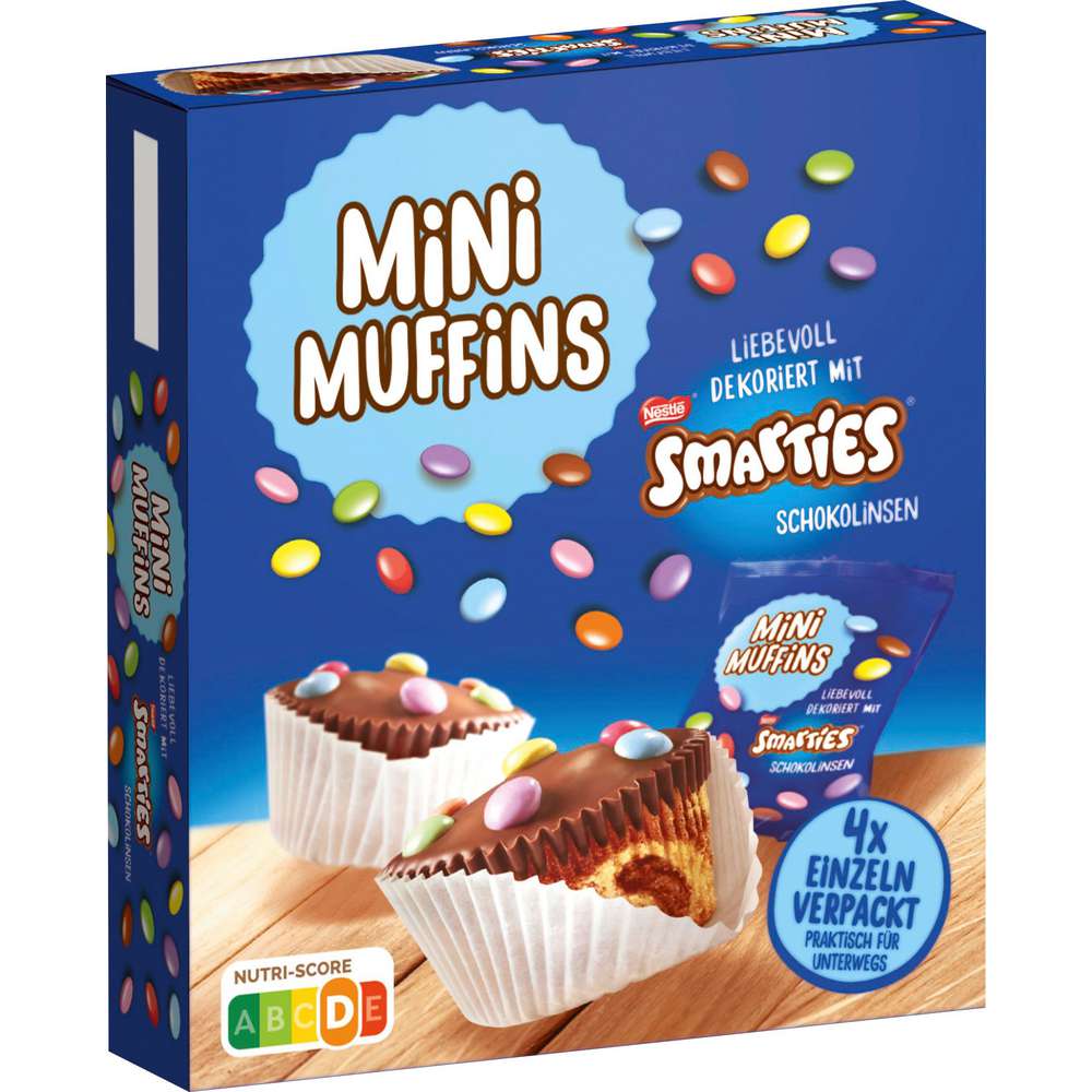 Produktabbildung Nestle Smarties, Mini Muffins