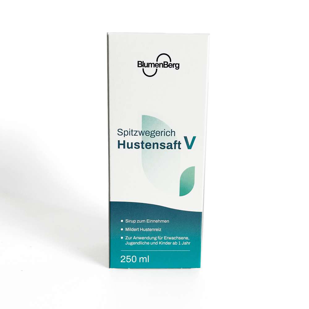 Produktabbildung BlumenBerg Spitzwegerich Hustensaft