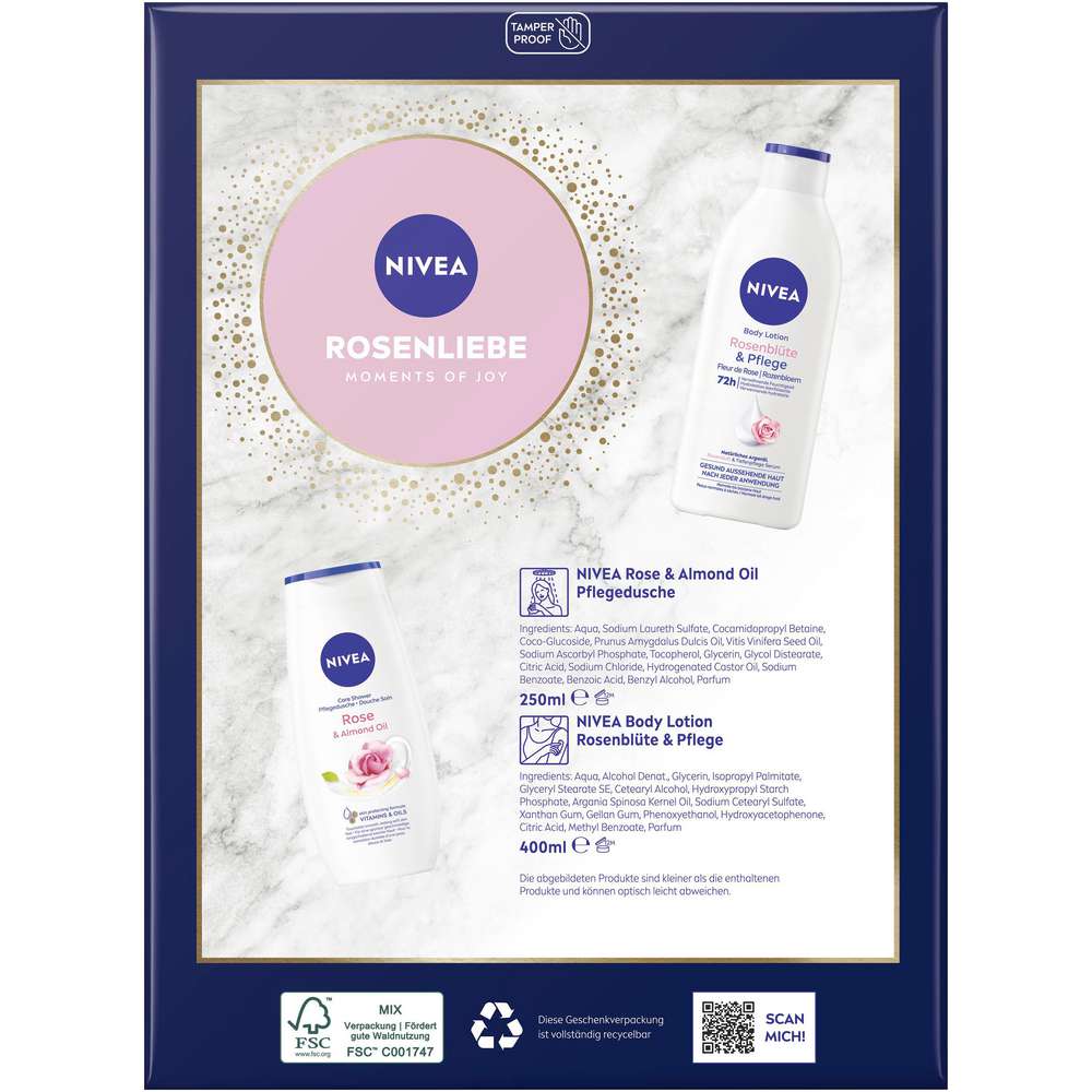 Produktabbildung Nivea Geschenk-Set Rosenliebe