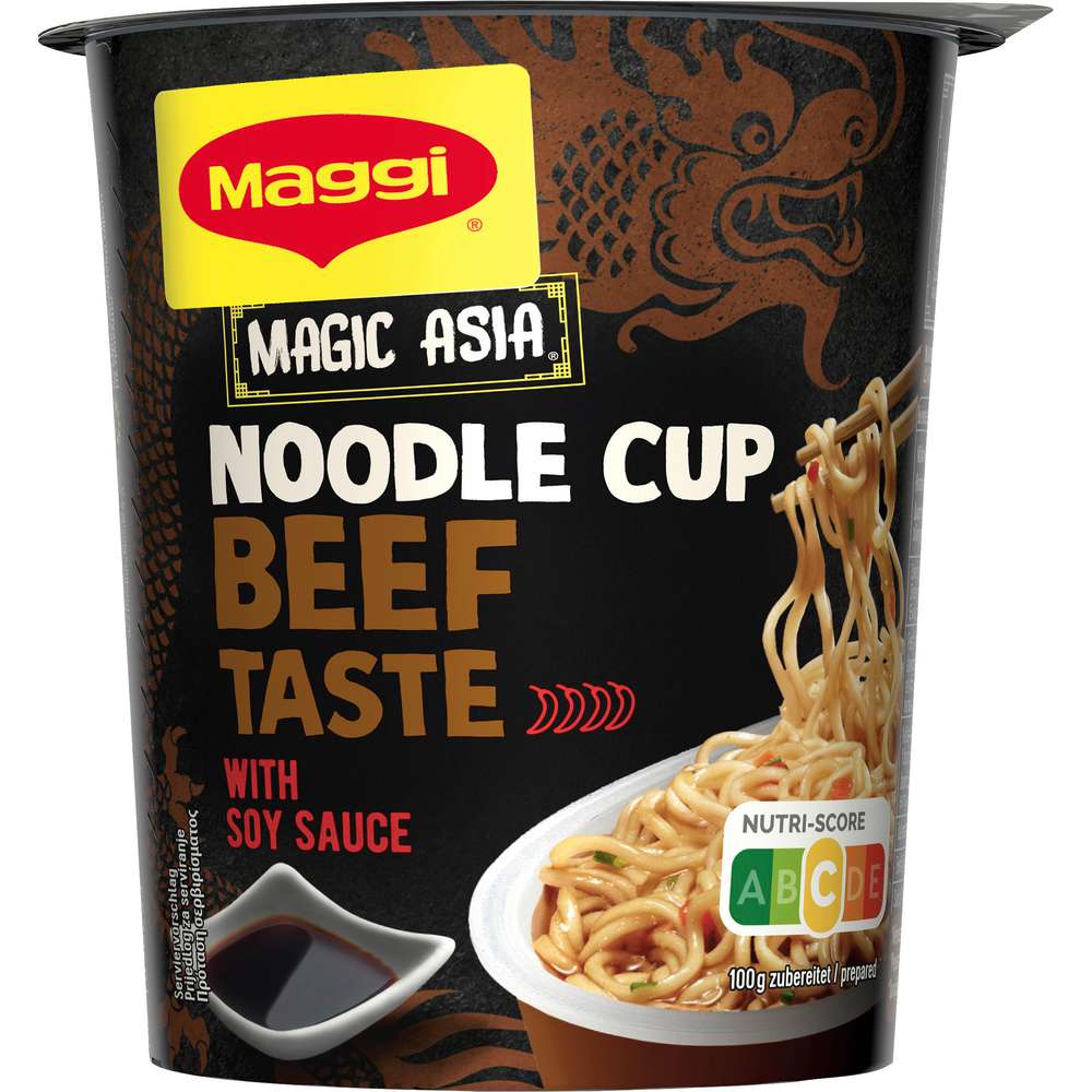 Produktabbildung Maggi Magic Asia Instant-Nudeln Cup, Beef