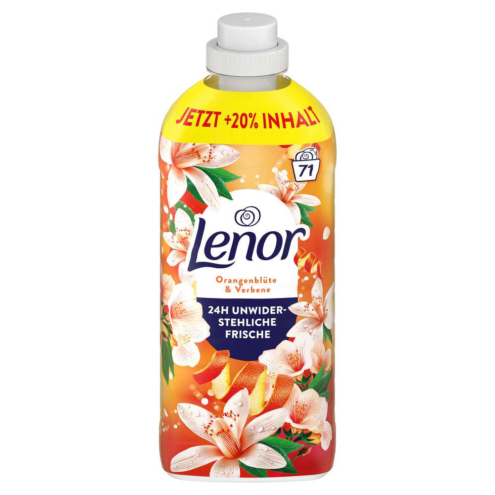 Produktabbildung Lenor Weichspüler, Orangenblüte & Verbene