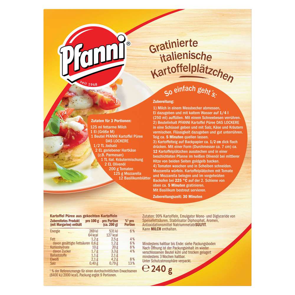 Produktabbildung Pfanni Kartoffel Püree Das Lockere