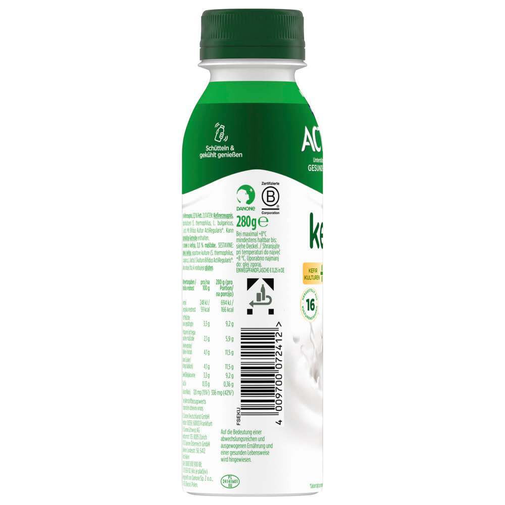 Produktabbildung Danone Activia Kefir Natur, mild