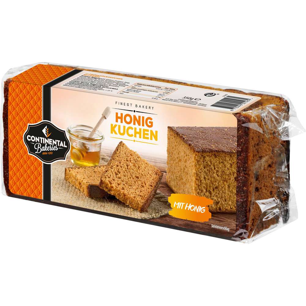 Produktabbildung Continental Bakeries Frühstückskuchen, mit Honig