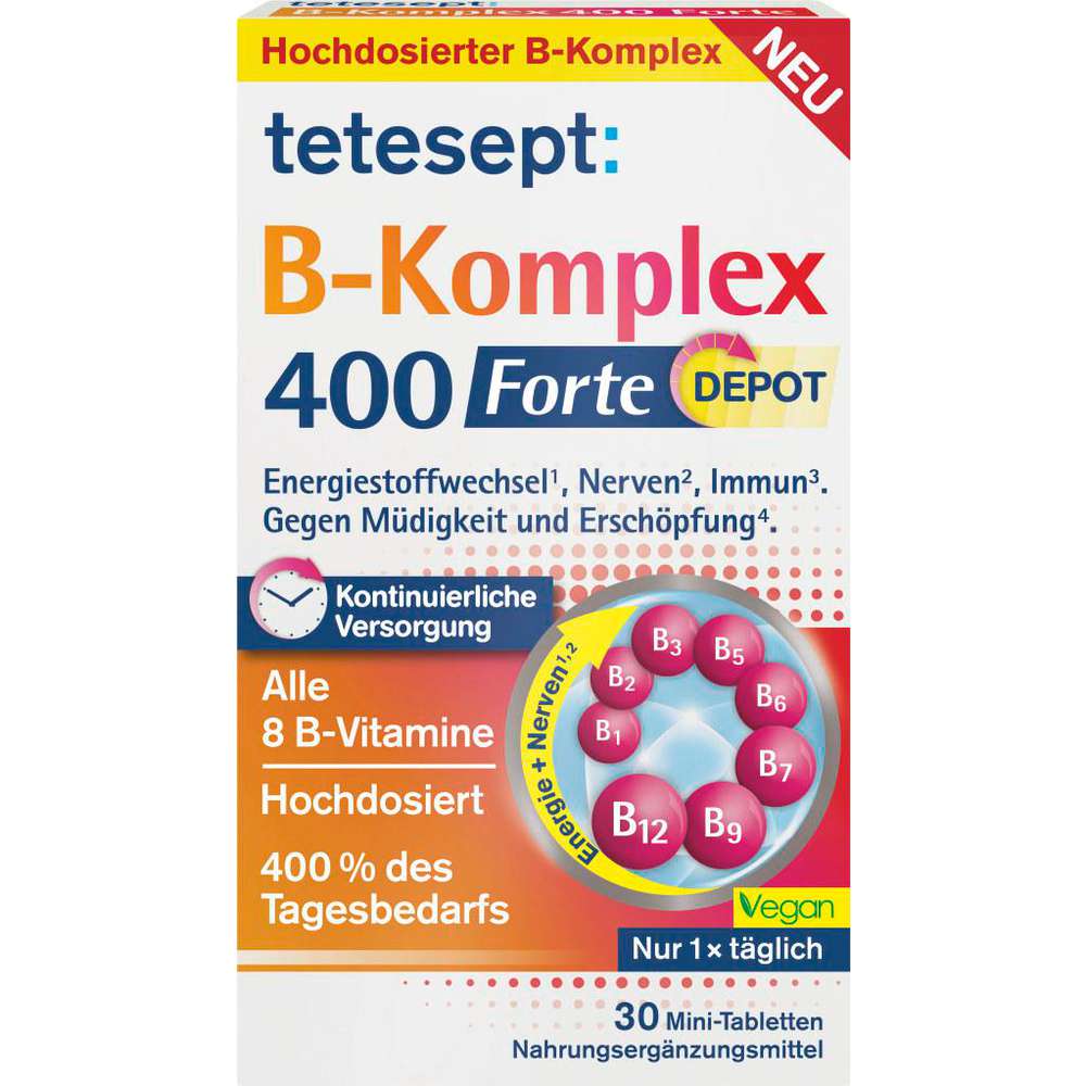 Produktabbildung tetesept B-Komplex 400 Forte