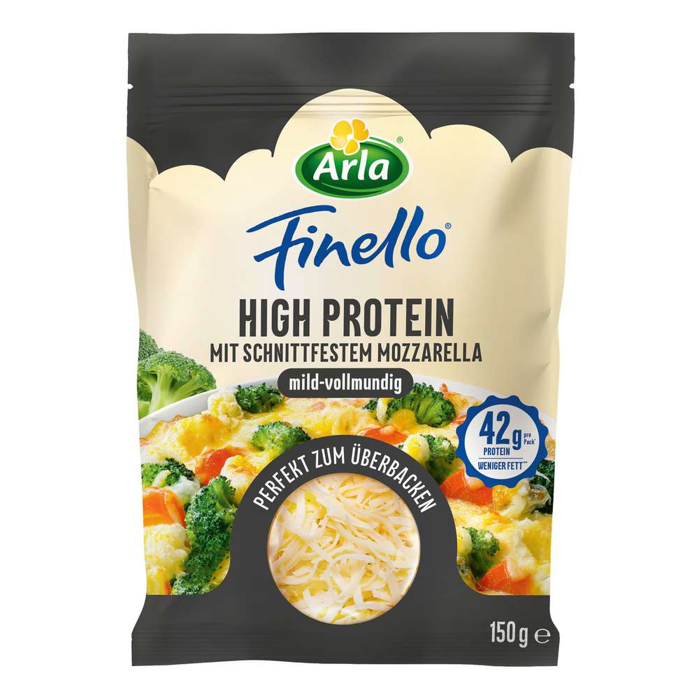 Produktabbildung Arla Finello Käse gerieben, Leicht