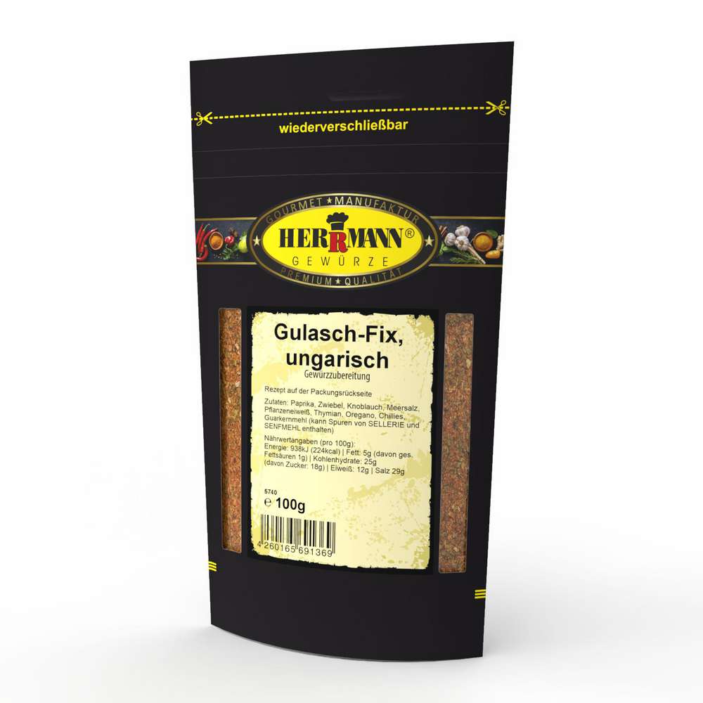 Produktabbildung Herrmann Gewürze Gewürzmischung Gulasch-Fix, ungarisch