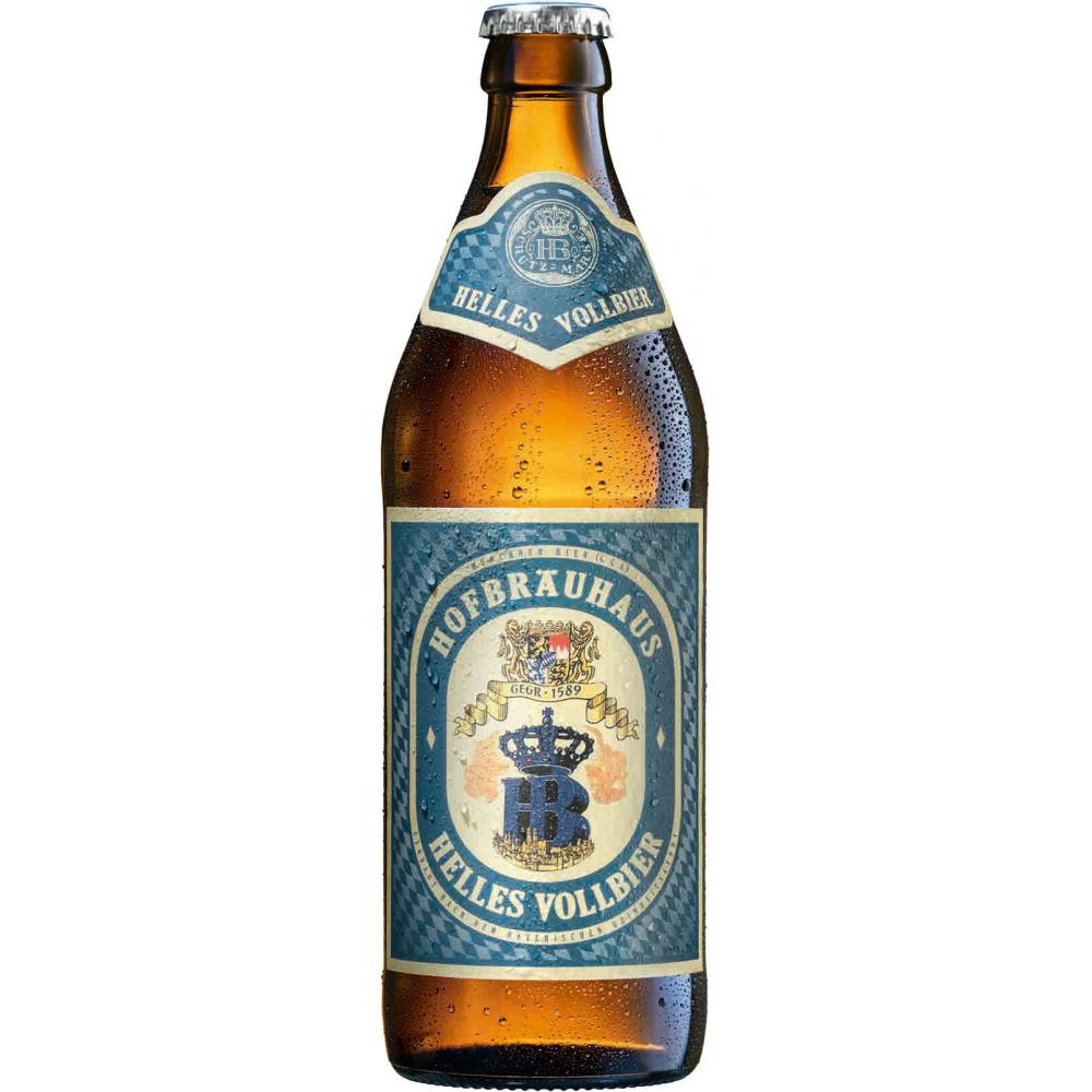 Produktabbildung keine Marke Hofbräu München  Helles Vollbier, je Kiste