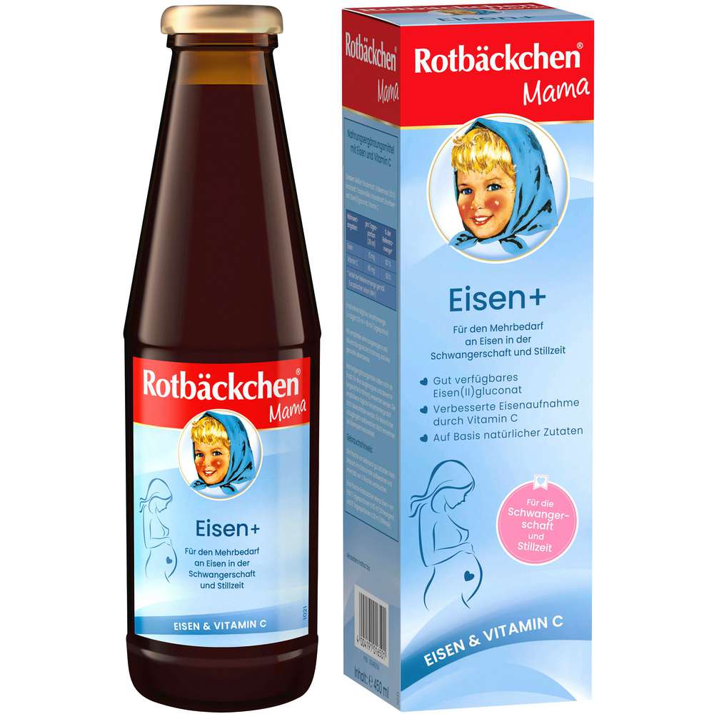 Produktabbildung Rotbäckchen Saft Mama, Eisen +