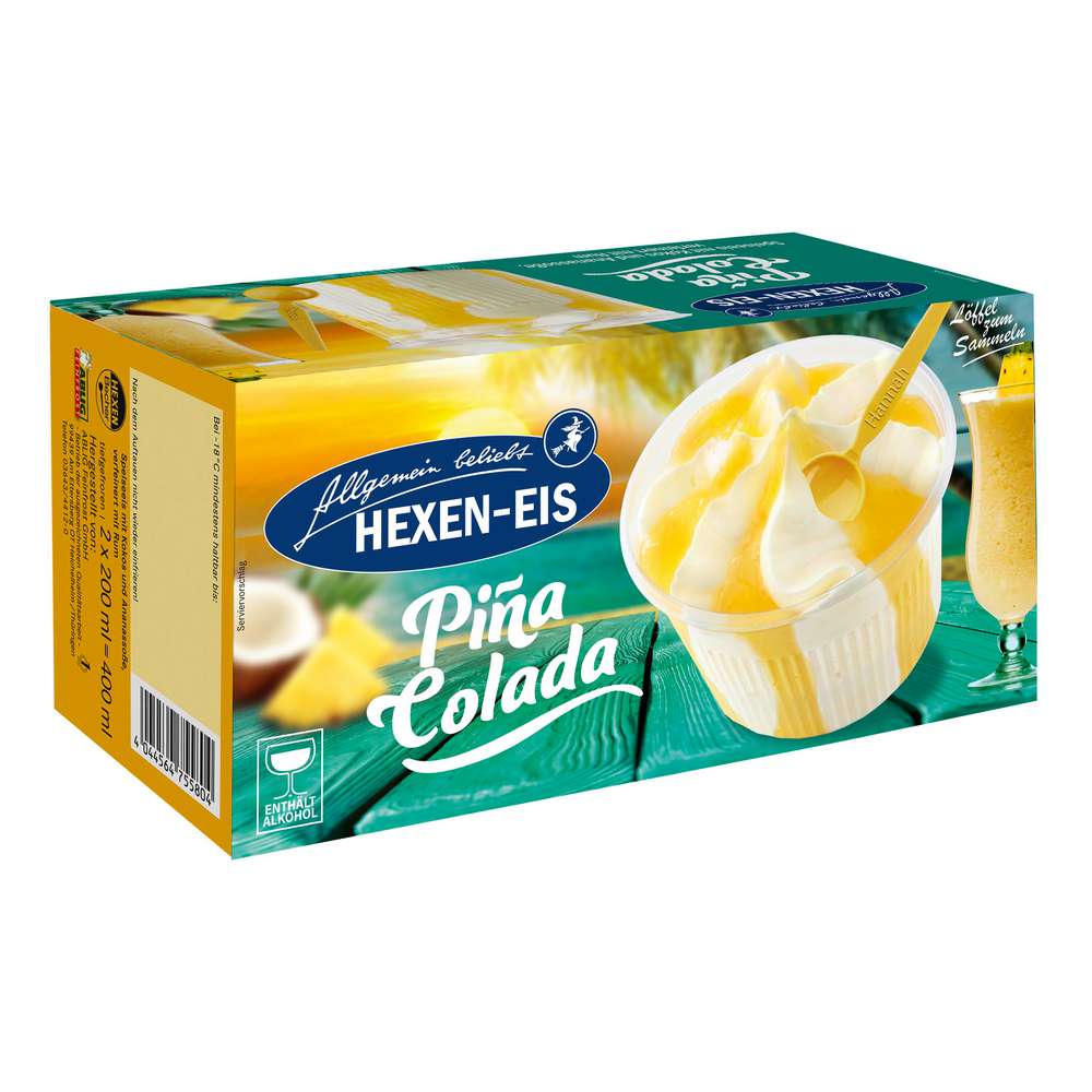 Produktabbildung Hexen-Eis Eis Becher Pina Colada