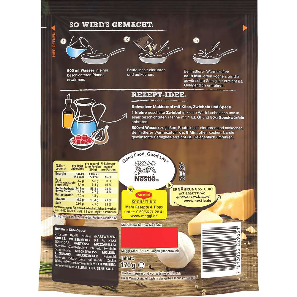 Produktabbildung Maggi Wirtshaus Makkaroni mit Käse