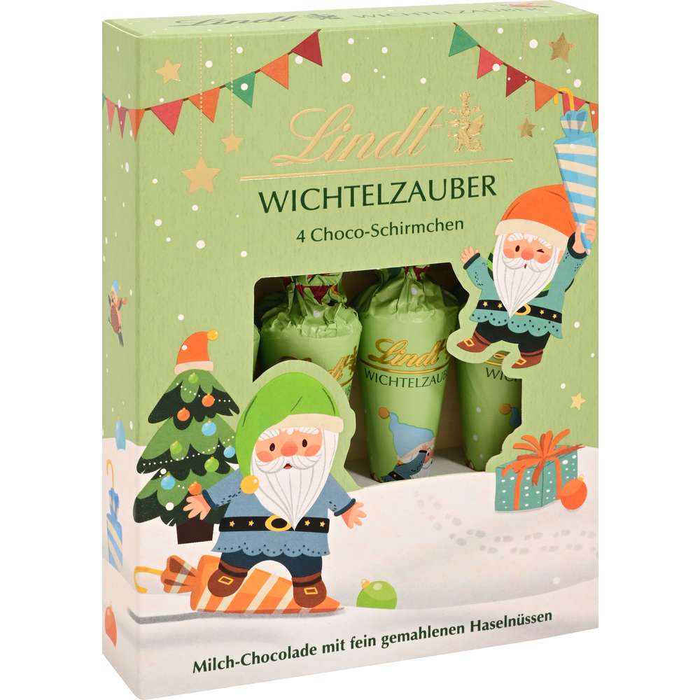 Produktabbildung Lindt Schoko-Wichtel Schirmchen