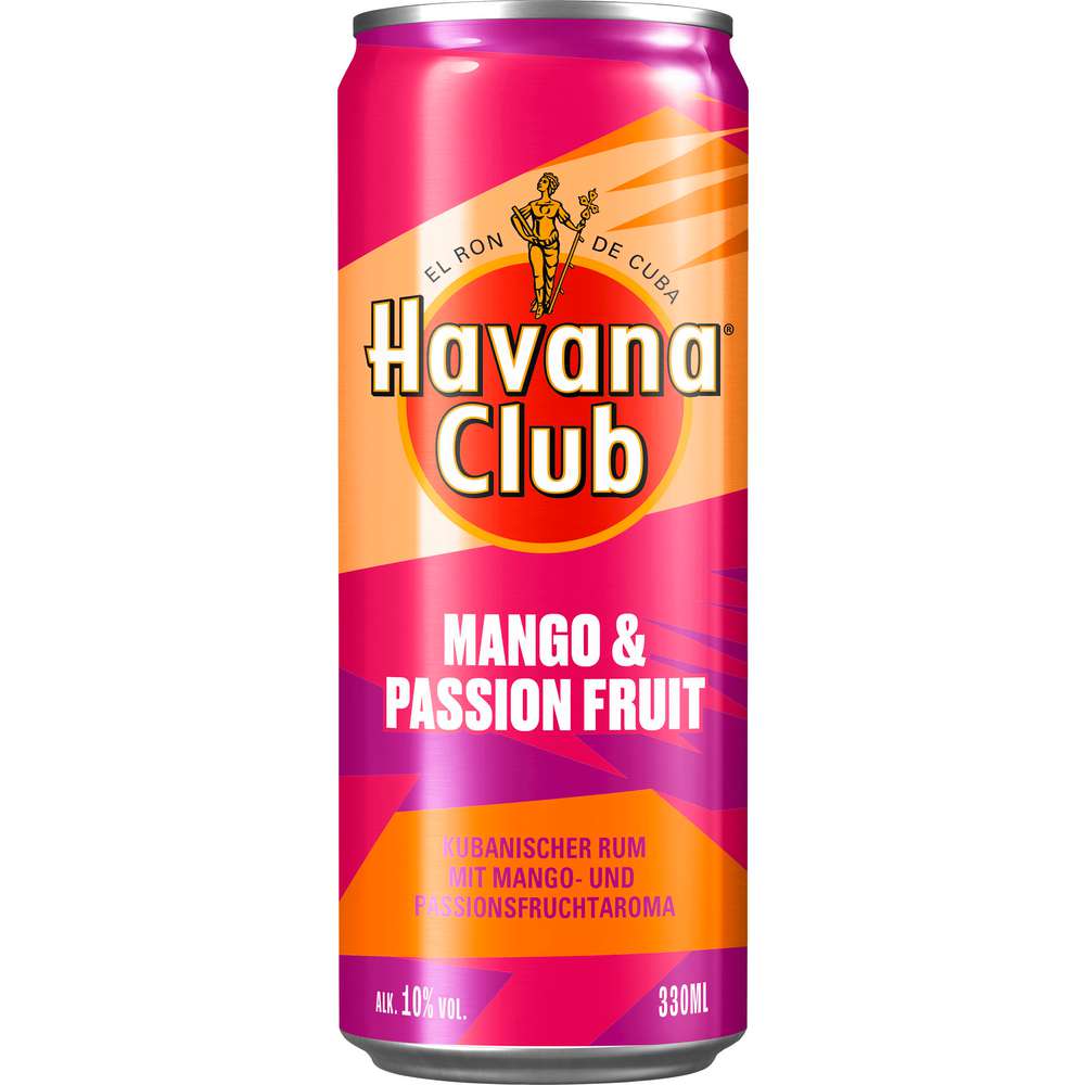 Produktabbildung Havana Club Kubanischer Rum mit Mango-&Passionsfruchtaroma, 10 %