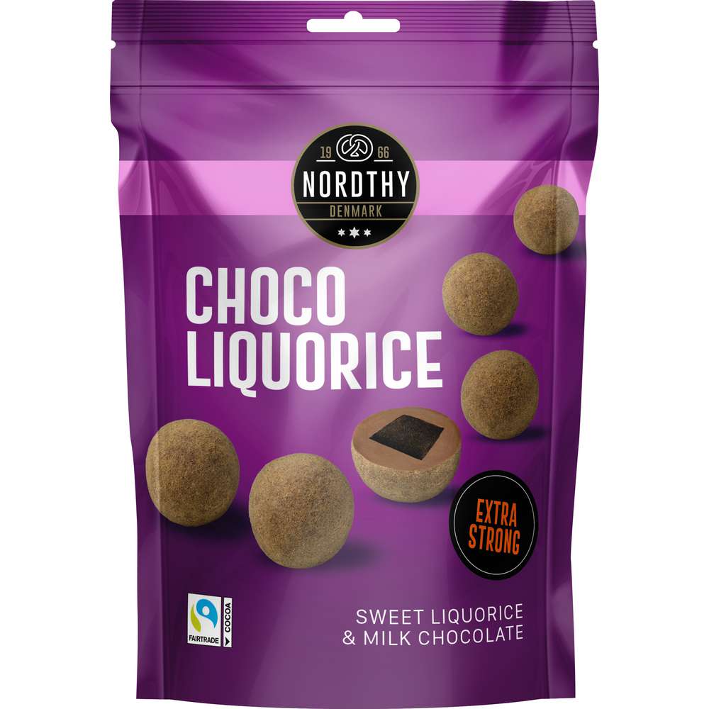 Produktabbildung Nordthy Pralinen Choco Liquorice, extra strong