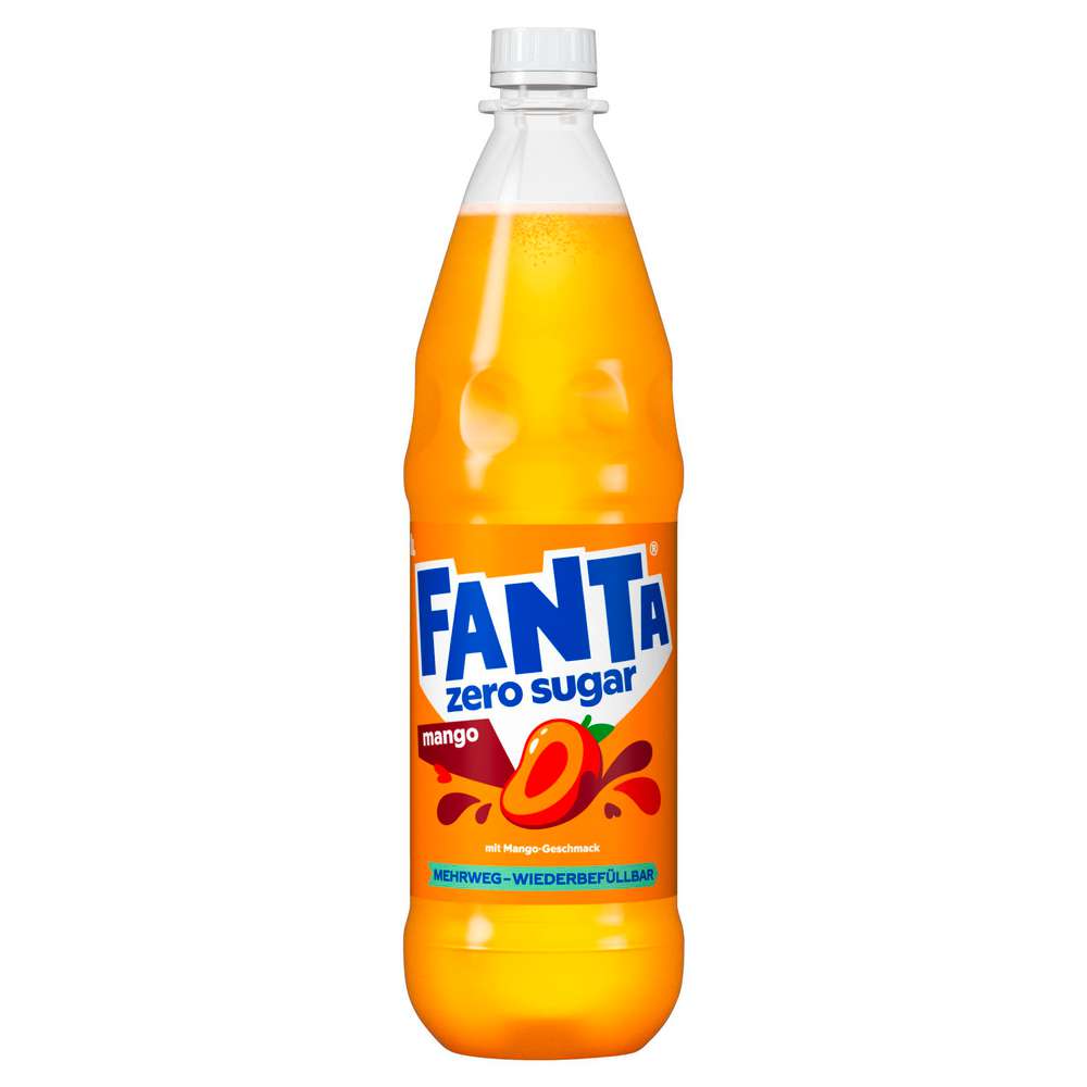 Produktabbildung Fanta Mango-Limonade, zuckerfrei