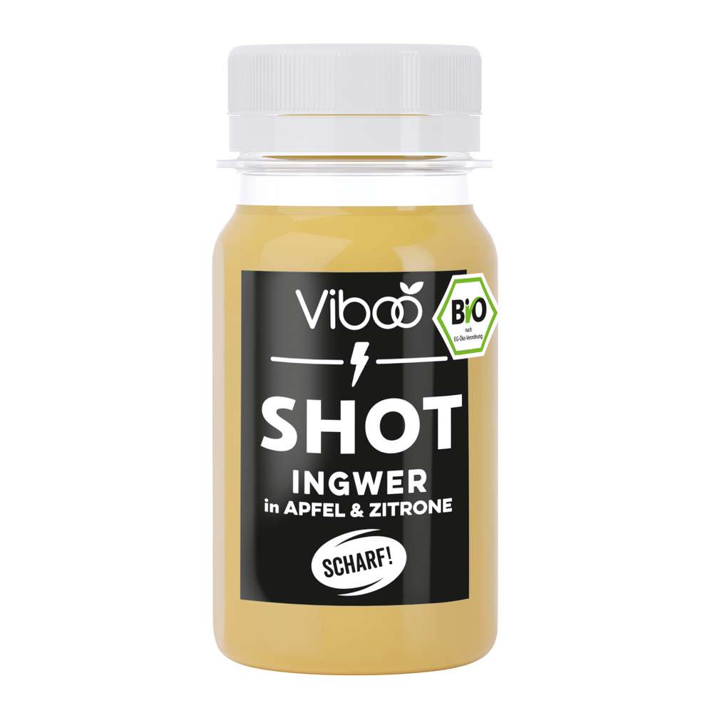 Produktabbildung Viboo Bio Shot, Ingwer/Apfel/Zitrone