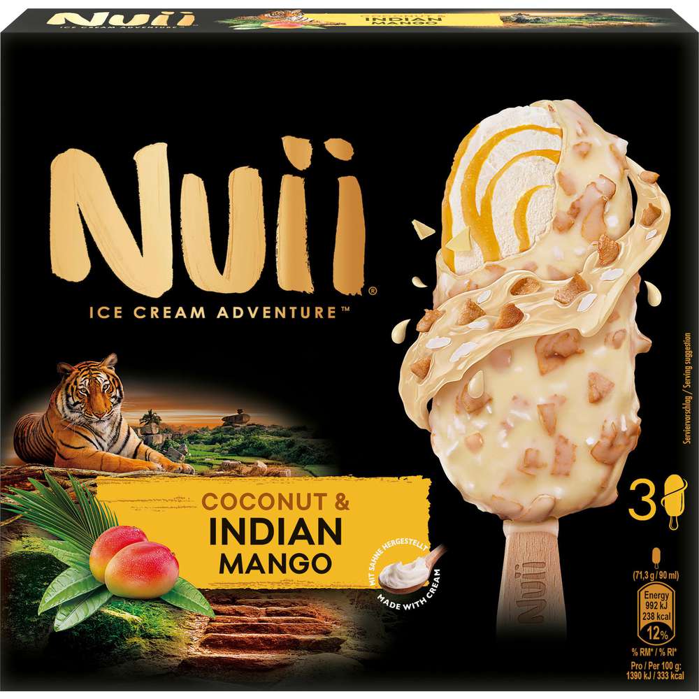 Produktabbildung Nuii Stiel-Eis, Kokos-Mango