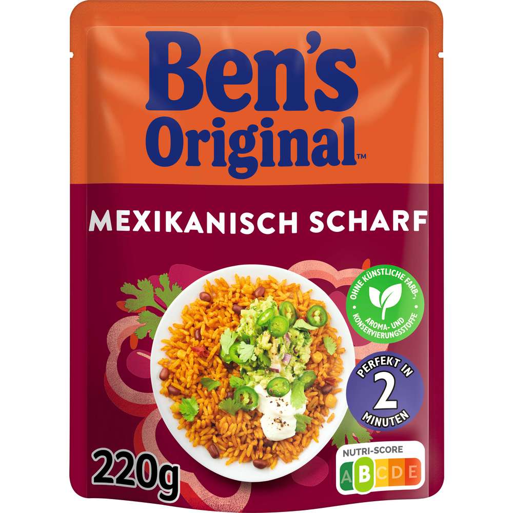 Produktabbildung BEN'S ORIGINAL Express Reis, Mexikanisch Scharf