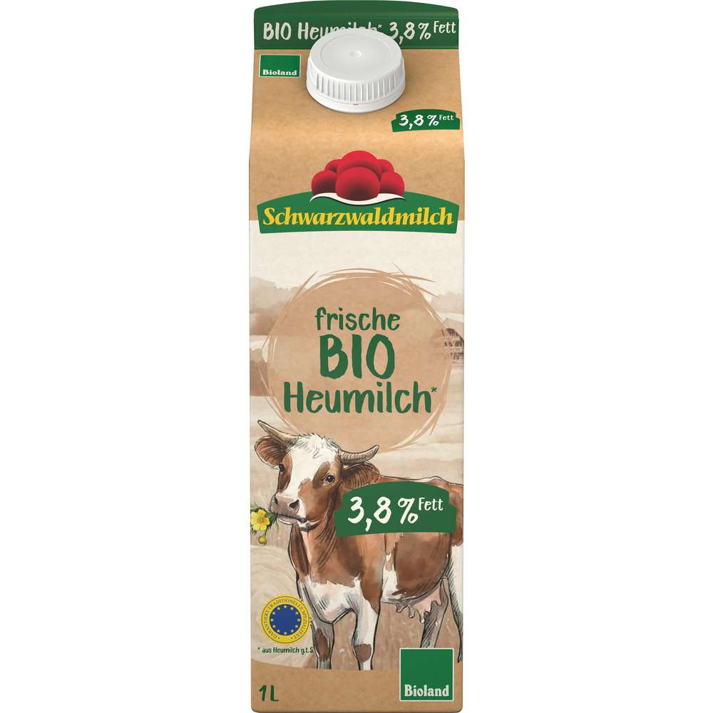 Produktabbildung Schwarzwaldmilch Frische Bio Heumilch, 3,8% Fett