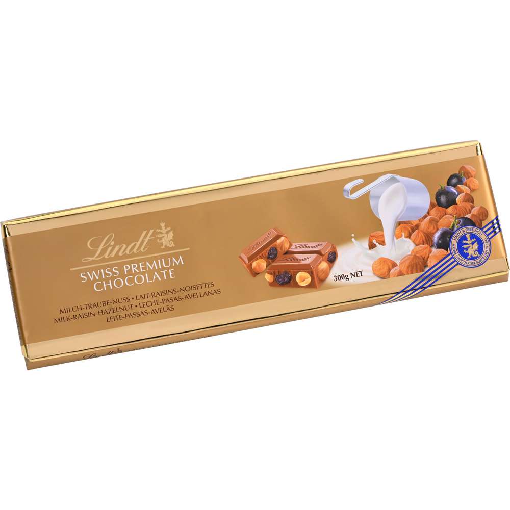 Produktabbildung Lindt Tafelschokolade, Traube-Nuss