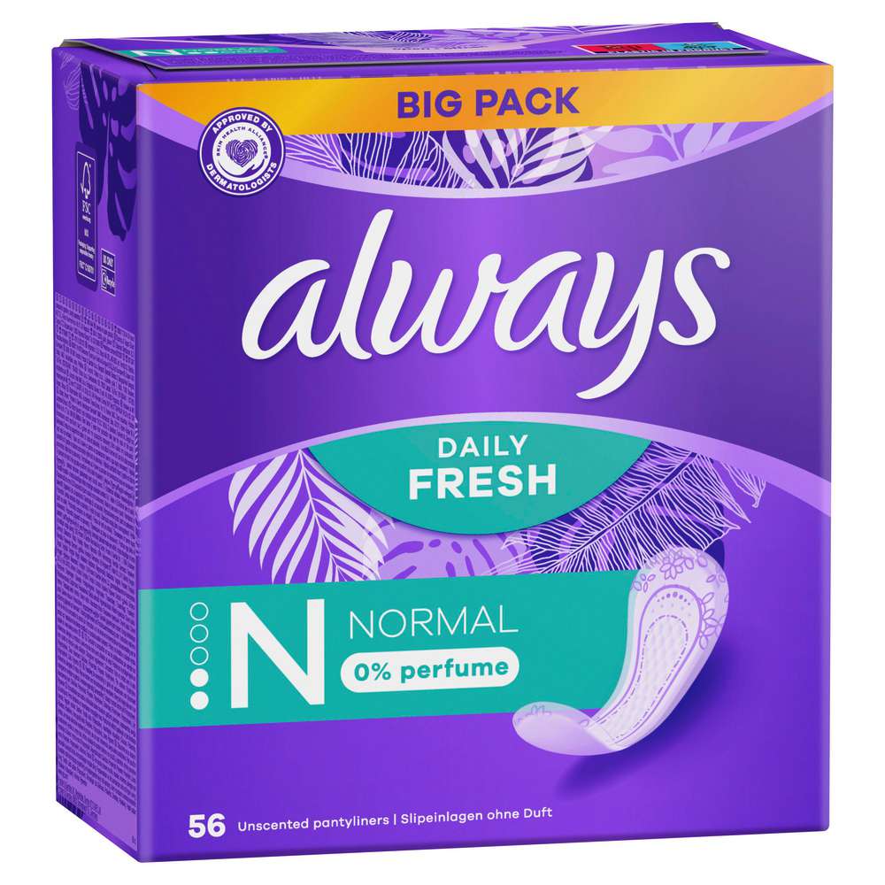 Produktabbildung Always Daily Fresh Slipeinlagen Normal