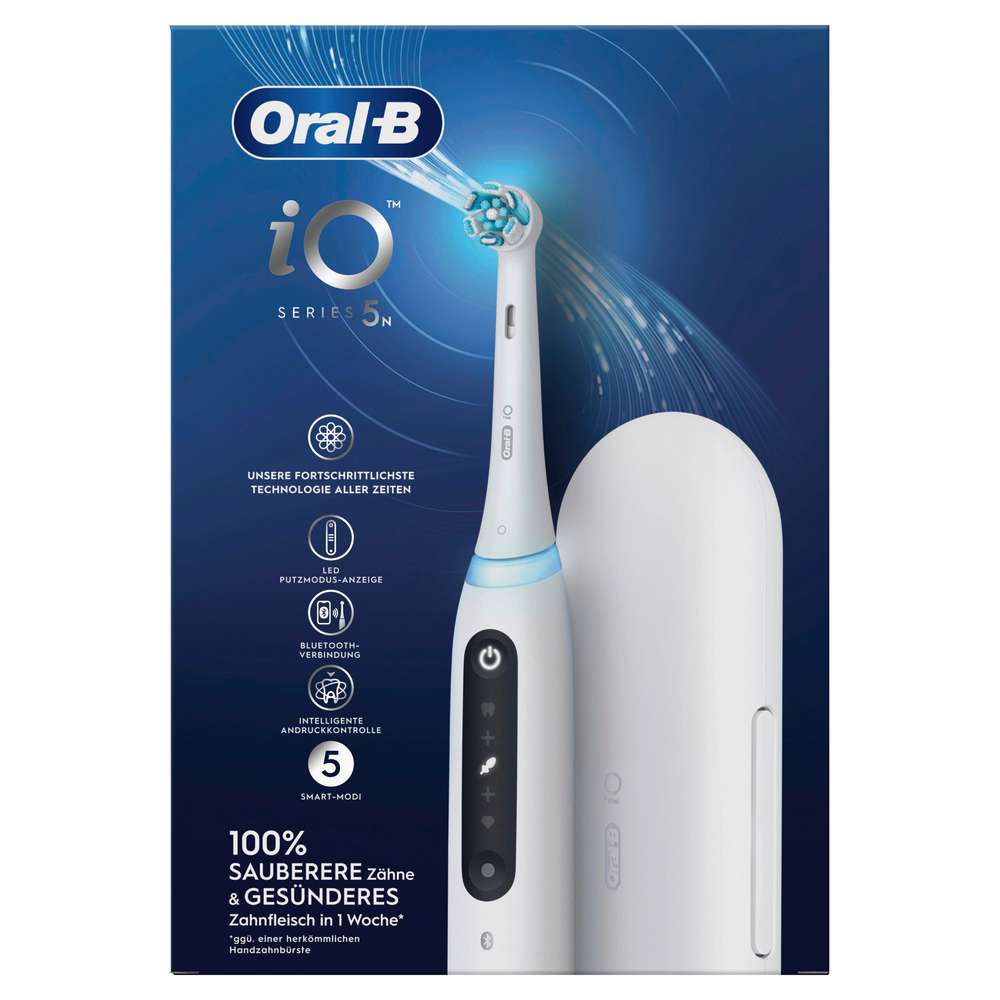 Produktabbildung Oral-B Elektrische Zahnbürste iO5, Quite White