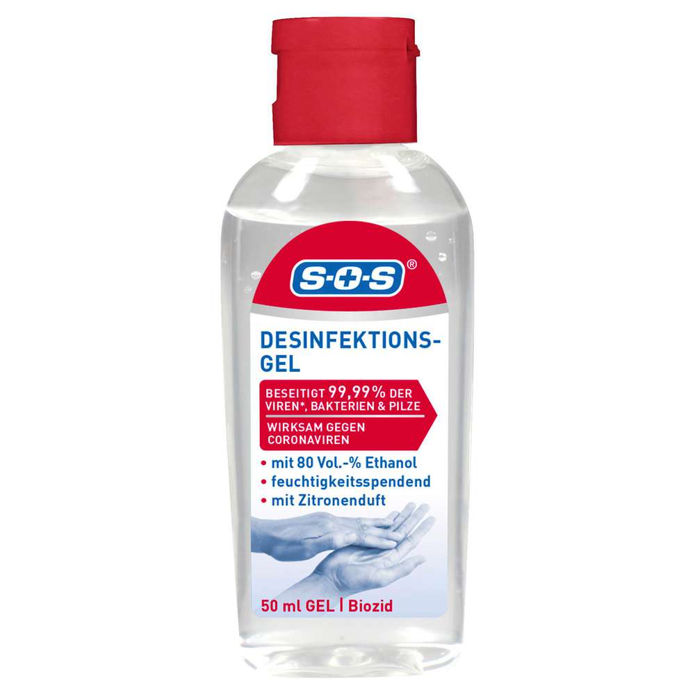 Produktabbildung SOS Hand-Desinfektionsgel