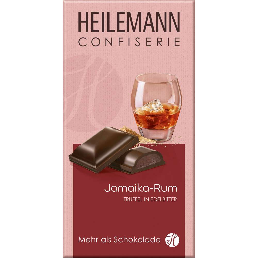 Produktabbildung Heilemann Tafelschokolade, Jamaika-Rum Trüffel