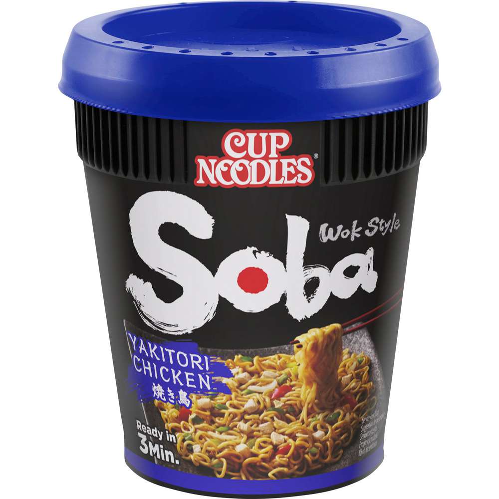 Produktabbildung Nissin Nudeln Soba Cup, Yakitori Chicken