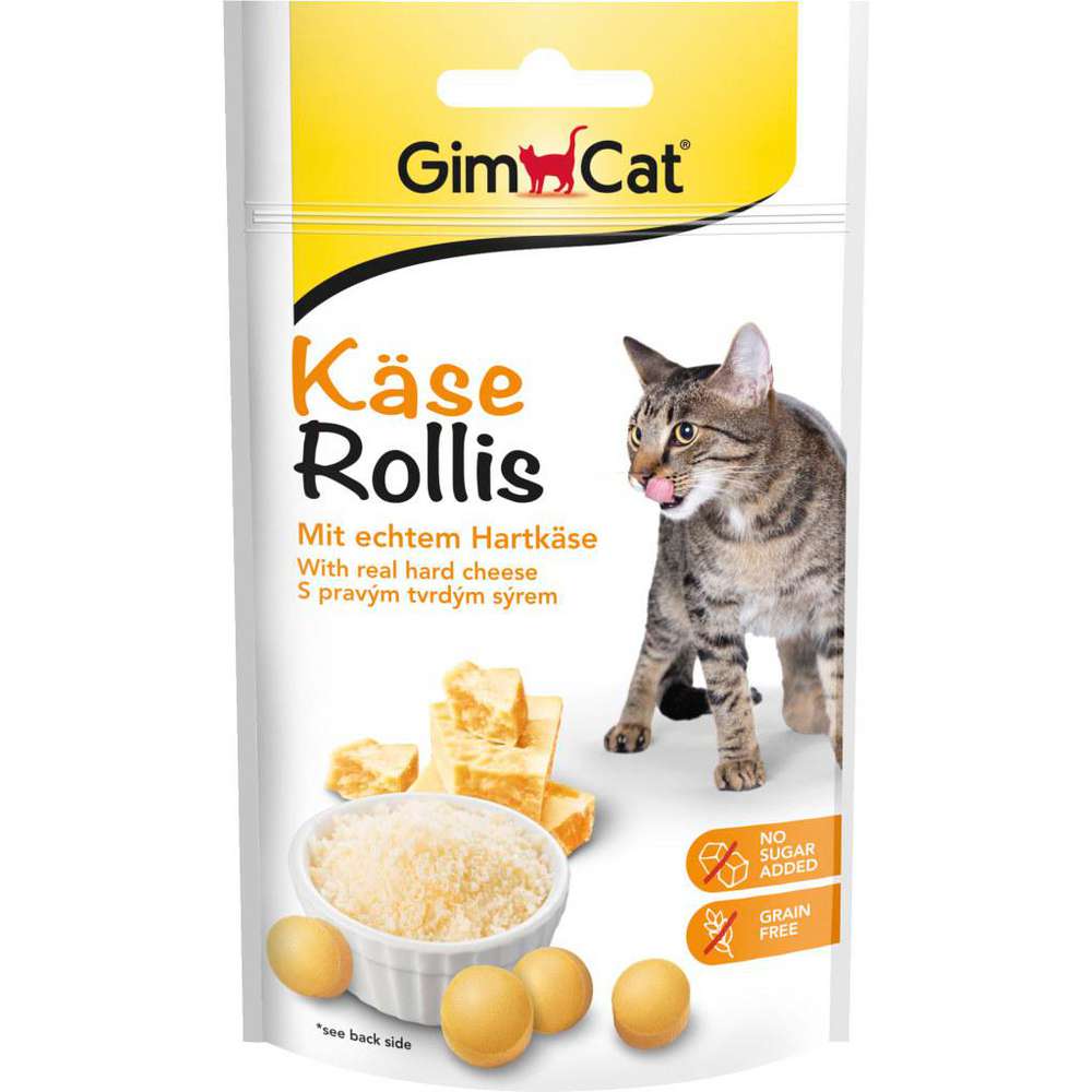 Produktabbildung Gimcat Katzen-Snacks Rollis, Käse