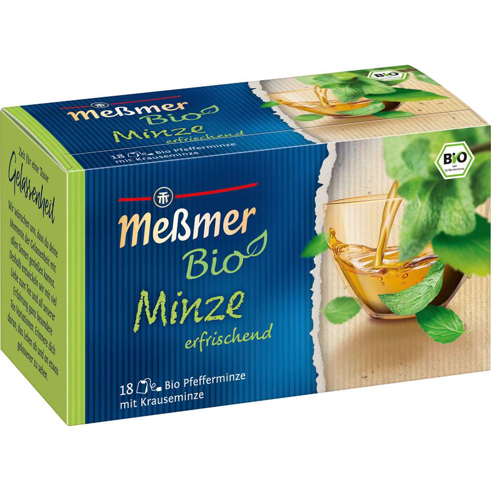 Produktabbildung Meßmer Bio Kräutertee, Minze erfrischend
